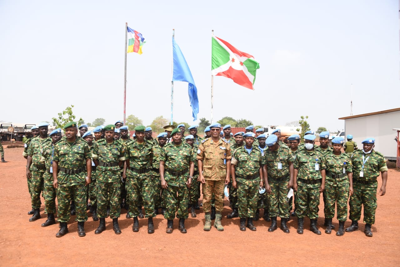 BURUNDI : Le Chef d’Etat rencontre ses troupes en CENTRAFRIQUE
