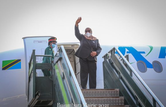 BURUNDI : Fin du voyage de S.E. SULUHU Samia Hassan, Présidente de TANZANIE