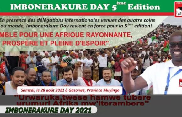 BURUNDI : Journée – IMBONERAKURE DAY – 2021 à GASORWE, le 28-08-2021 / MUYINGA