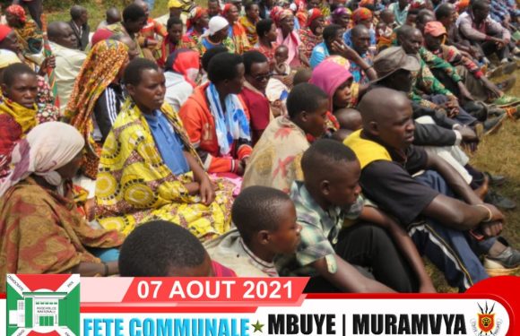 BURUNDI / FÊTE COMMUNALE 2021 : Commune MBUYE à MURAMVYA