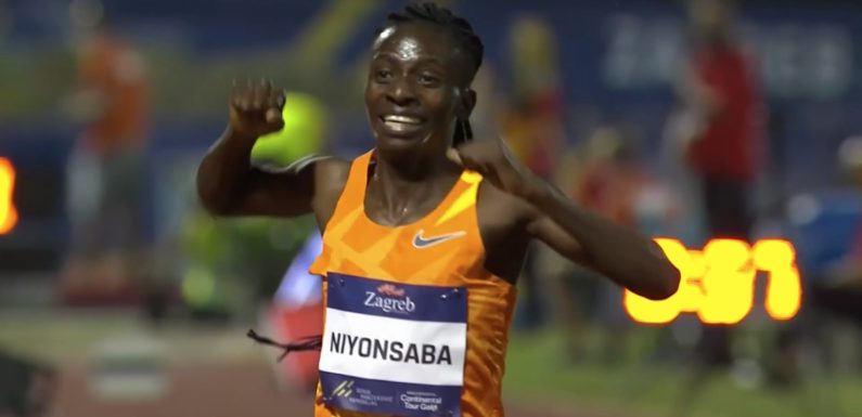 BURUNDI : NIYONSABA Francine bat le record du monde du 2000 mF en 5:21,56 au Meeting de ZAGREB