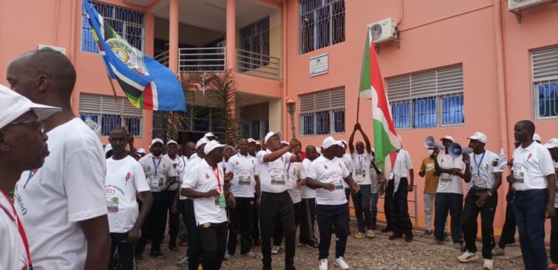 BURUNDI : RUMONGE reçoit le Flambeau de la Paix 2021