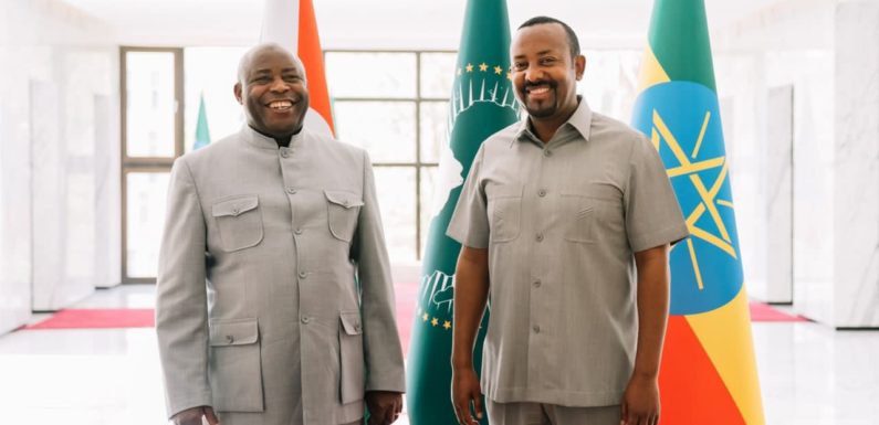 BuRuNDi: Le Chef d’Etat rencontre le Premier Ministre de l’Éthiopie