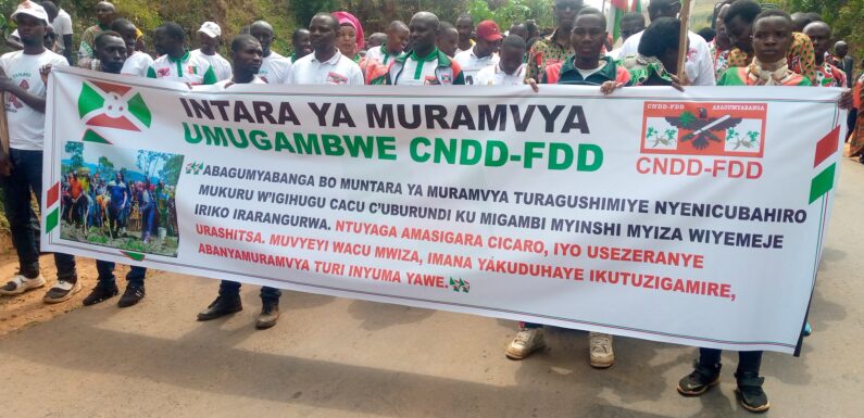 Burundi : Des milliers de Bagumyabanga marche à Muramvya en faveur de la bonne gouvernance