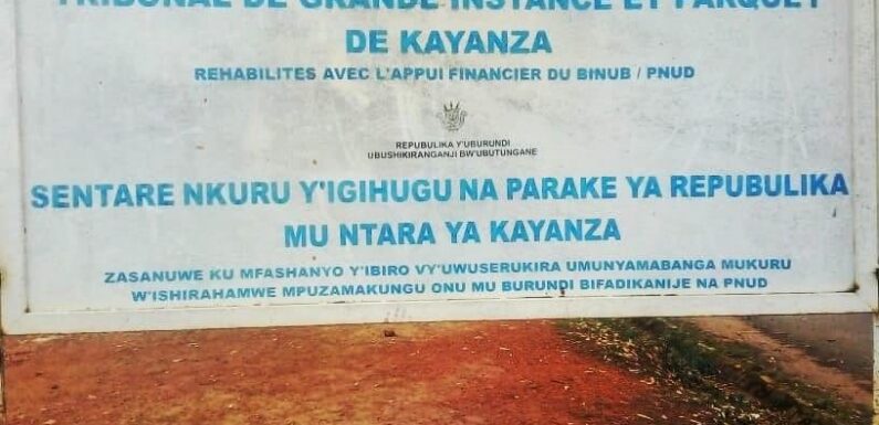 Burundi :  Le TGI de Kayanza prononce la perpétuité pour un homicide à Rwegura,  Muruta.