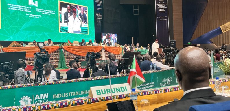 Burundi : Le 1er Ministre au 17ème sommet UA sur l’industrialisation de l’Afrique au Niger