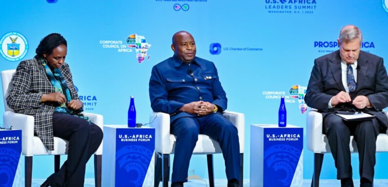 Burundi / Forum Économique USA – Afrique : Intervention du Chef d”Etat  Ndayishimiye