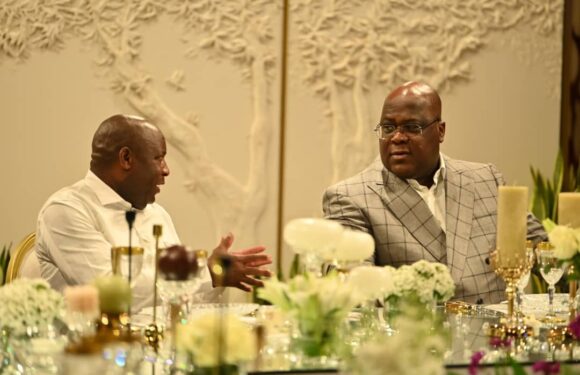 Sommet CEEAC :  Banquet fraternel des  Couples Présidentiels de RDC Congo et  du Burundi