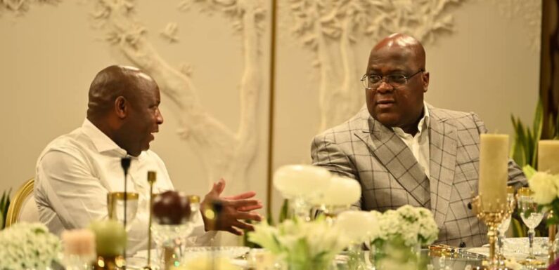 Sommet CEEAC :  Banquet fraternel des  Couples Présidentiels de RDC Congo et  du Burundi