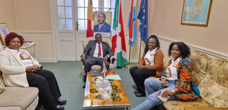 Burundi / Diaspora : Ambassadeur Ntahiraja reçoit – ADFEBEK-Ku Kivi  – / Belgique