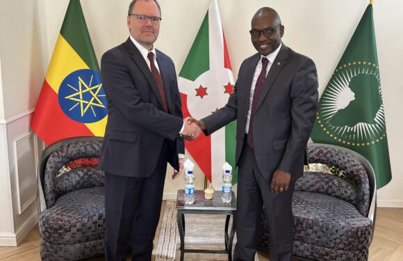 Burundi : Amb. Nyamitwe Willy reçoit l’Ambassadeur du Canada en Éthiopie