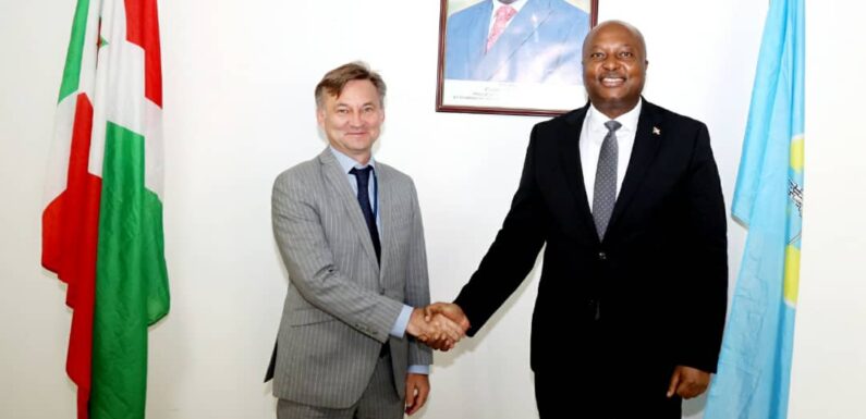Burundi / France : M. SHINGIRO Albert reçoit en audience Ambassadeur BLIN Jérémie