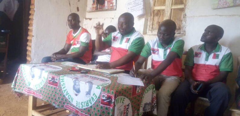 Burundi : Coordination de 5 Bureaux zonaux CNDD-FDD en commune Makamba / Burunga