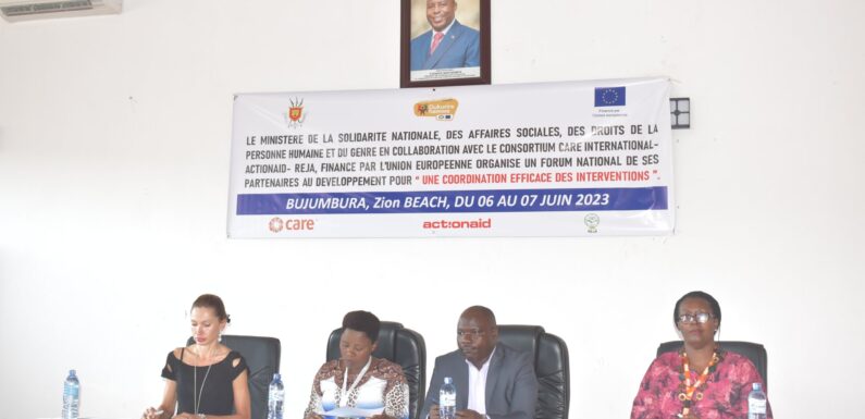 Burundi : Pour un avenir durable au forum conjoint de l’État, des ONGes et l’UE