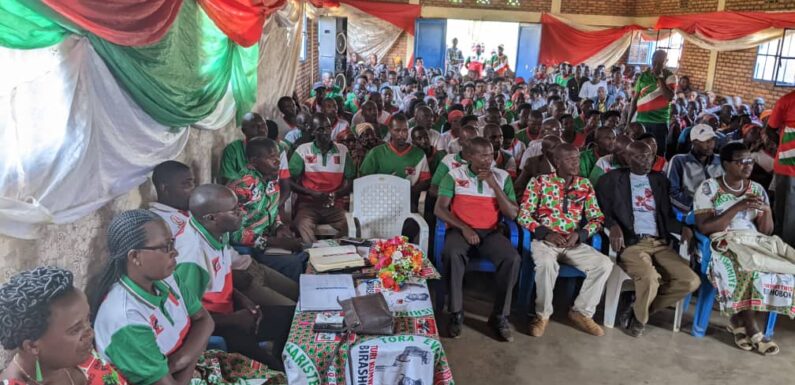 Burundi : Le CNDD-FDD Matana relève les défis locaux avec Mahwa à Ryansoro / Bururi