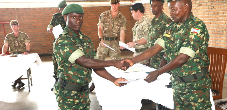 Burundi / UK : La FDNB se renforce avec l’armée britannique à Bubanza