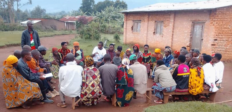 Burundi : Visite CNDD-FDD Matana,Kiryama sur la Colline Gahanda à Bururi