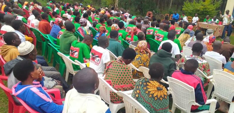 Burundi : Mobilisation du CNDD-FDD pour le développement en zone Musongati, Rutana