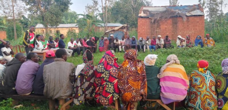 Burundi : Assemblées des conseils de base du CNDD-FDD en zone Giharo à Musongati.