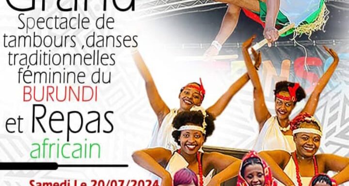 Burundi / Agenda : 20-07-2024 à 14h, Belgique, Spectacle Tambours & Danses, Vumera Club.