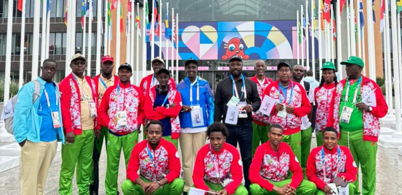 Burundi / France  : Ministre des Sports avec les athlètes aux JO de Paris 2024.