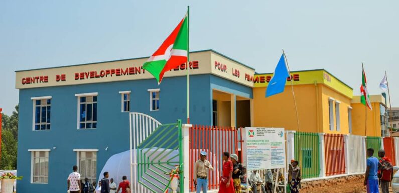 Burundi : Inauguration du Centre de Développement pour Femmes à Gitega.